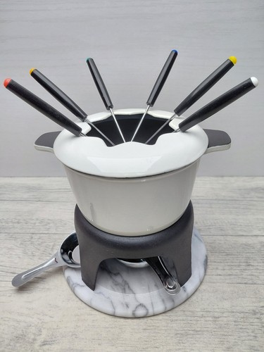 Vintage elite fondue set - fondue,