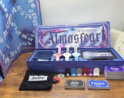 Atmosfear vhs board game 1991 - atmosfear,