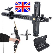 Archery Recurve Bow Sight 1 Pin Adjustable Aluminum T Shape Hunting Practice UK