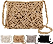 Straw crossbody bag - crossbody, women