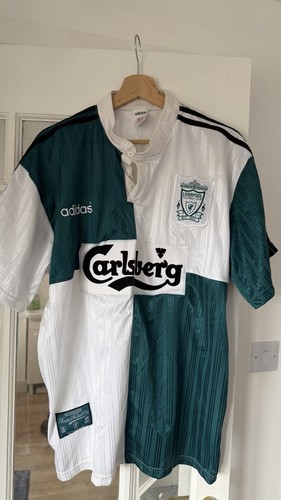 Liverpool football shirt - shirt, 90s