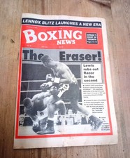 BILLY SCHWER World/GB/Euro Champion *Signed 1992 Boxing News magazine *VERY RARE