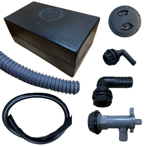 Litre waste water tank - 80, kit