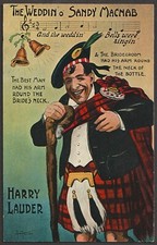 HARRY LAUDER postcard "The