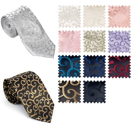 Classic jacquard wedding tie - classic,