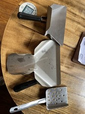 Chip Scoop Food Shovel Stainless Steel Fries Shovel  Non Slip Handle