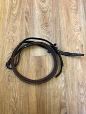 Brown leather rubber grip reins pony size 48in [AC]VC2456