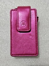 Genuine Motorola Pink Leather