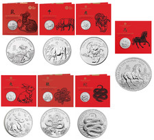 2020-2026 £5 five pound coin Lunar Year OX, TIGER, RABBIT, DRAGON, SNAKE, HORSE