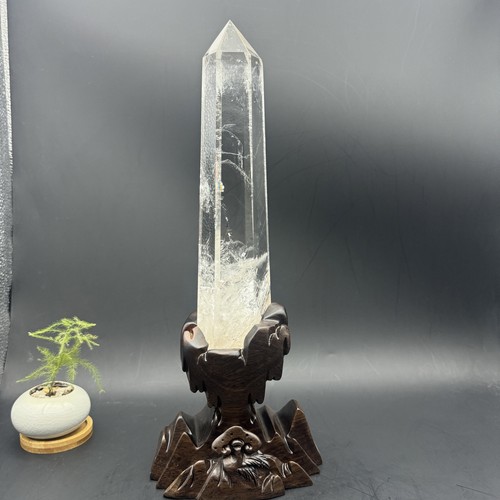 Natural clear quartz crystal - natural,