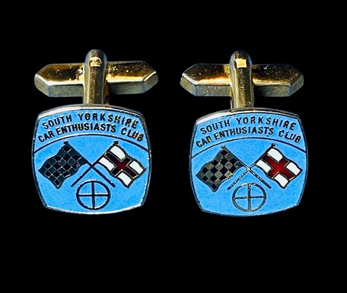 Vintage cufflinks enamelled - cufflinks,