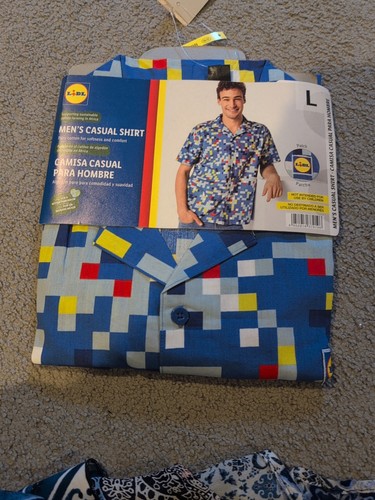Lidl men casual shirt - lidl,