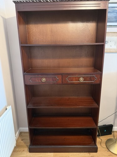 Lovely mahogany styled shelf - styled, 5