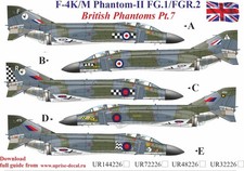 1:32 Decal F-4K/M Phantom-II