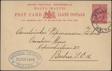 MALTA, 1909. Post Card H&G 6