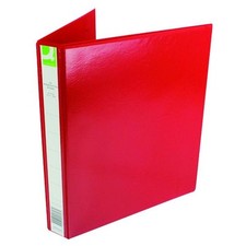 Pack of 2 A4 25mm Presentation Red 4D-Ring Binders