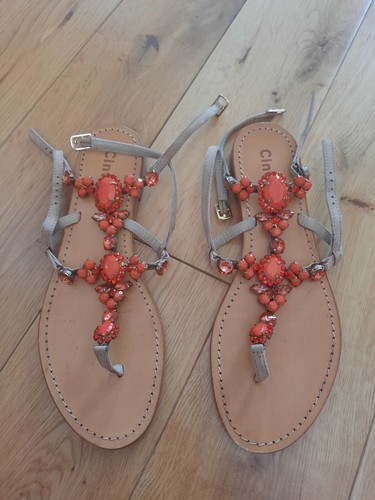 Hand made capri - made, sandals