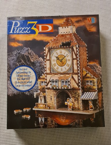 Tower clock puzzle - 3d,