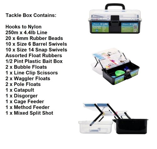 Shakespeare tackle box with - shakespeare,