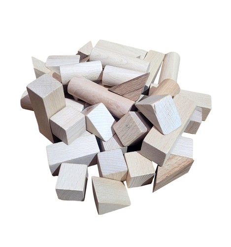 Wooden blocks bricks made - wooden,
