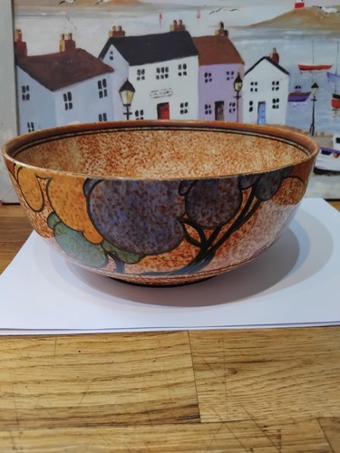 Clarice cliff large bowl blue - large,