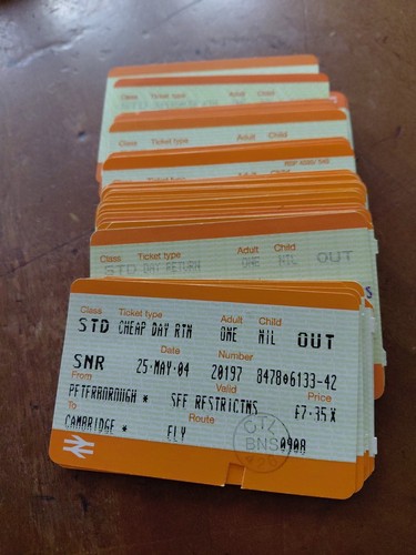 British rail train tickets - rail,
