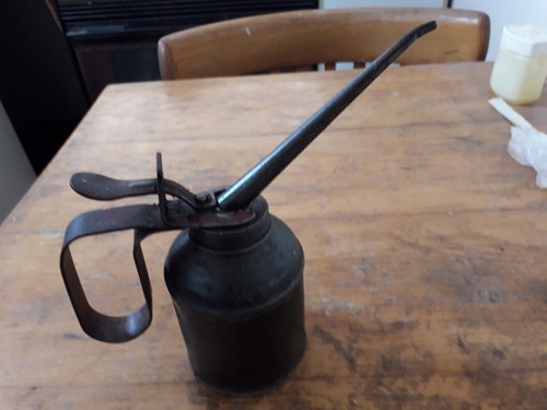 Vintage lubricating oil - lubricating,
