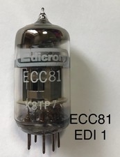 ECC81 Valve. Edicron. Tests