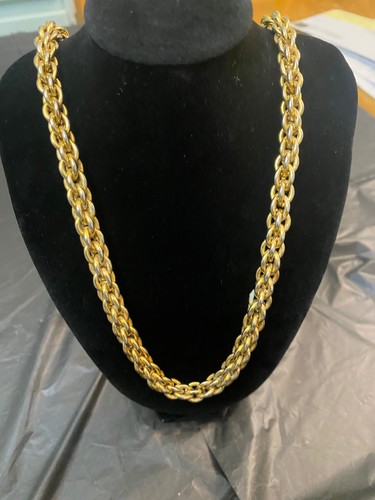 Gold tone necklace - tone, necklace/