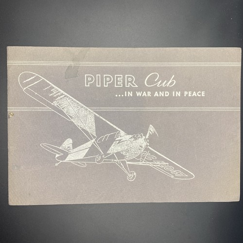 Vintage piper cub war in - piper, &