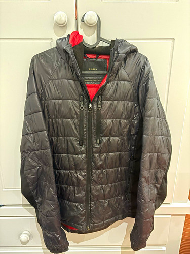 Zara men hooded quilted - men’s,