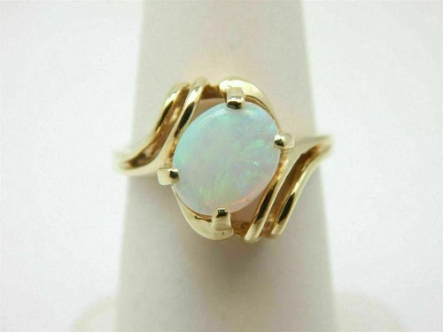 Natural fire opal 3ct oval - opal,