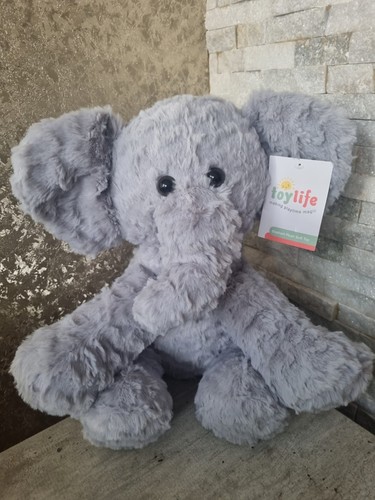 Grey elephant teddy plush - plush,