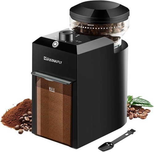Electric burr coffee - coffee, grinder