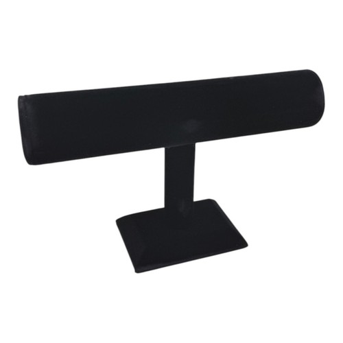 Black bar bracelet display - black, t-bar