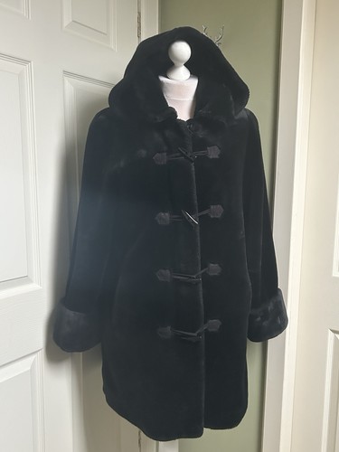 Dennis basso black faux - dennis, fur