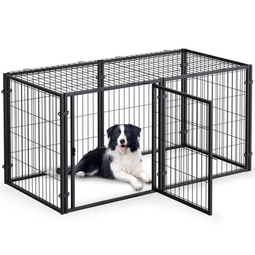 Heavy duty foldable dog cage - foldable,