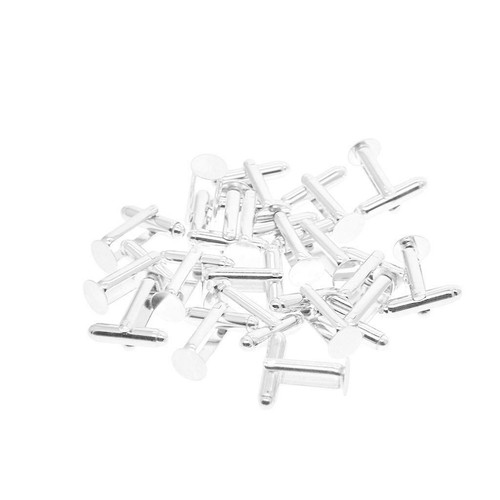 Pieces 8mm silver white - pieces,