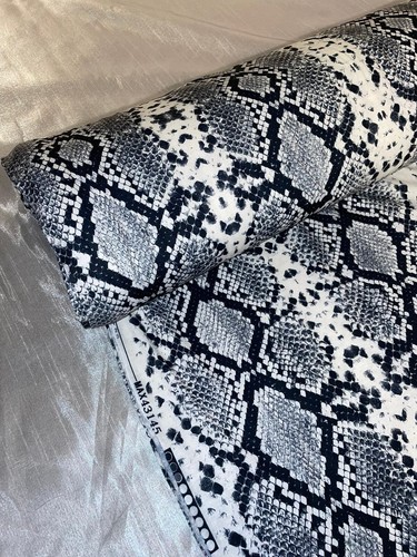 Meter silver snake print - 1,