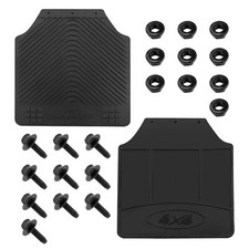 FOR Land Rover Defender 110 / 130 Rear 4X4 Mudflap Rubber Mud Flaps -No Bracket