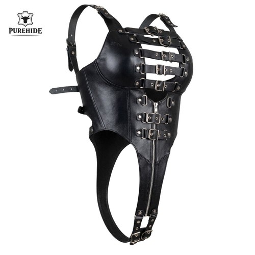 Women leather bra - women's,