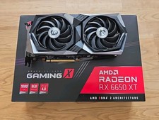 AMD Radeon RX 6650 XT MSI Gaming X 8GB GDDR6 Graphics Card