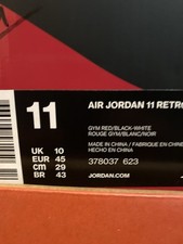 Air Jordan 11 Retro Gym Red