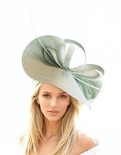 Sage Moss Green Fascinator Hat