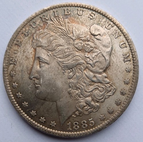 1885 morgan silver - us, dollar