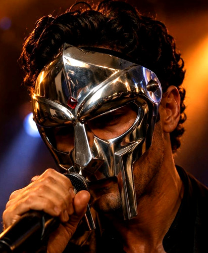 Handmade doom mask - doom, medieval