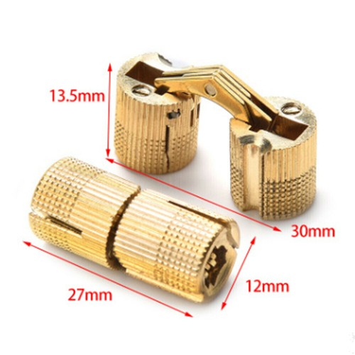 Brass barrel hinges - brass,