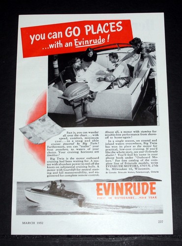 1952 old magazine print - print, ad