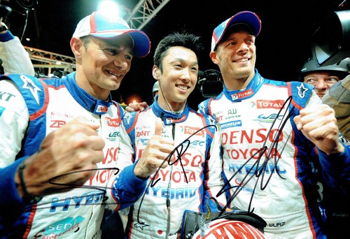 Toyota hybrid wec team - team, signed