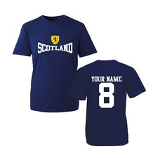 Personalised Scotland Football Supporters 2025 T-Shirt, Soccer Fans Unisex Top